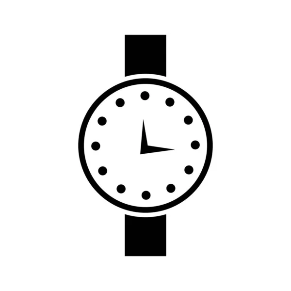 Letter Clock Logo Design Vector Template — Vector de stock