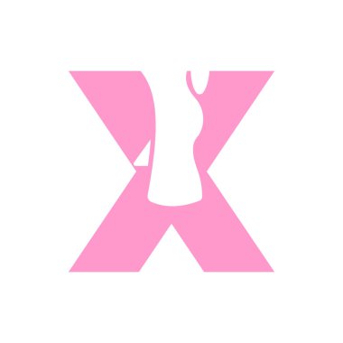 Letter X Foot Treatment Logo and Foot Surgery Logo Template Concept with Foot Care