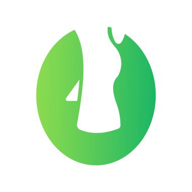 Ayak Cerrahisi ve Tedavi Logosu. Ayak Bakımı Logosu Kavramsal Vektör Şablonu