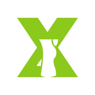 Harf X Foot Tedavi Logosu ve Ayak Bakımı Logosu Şablonu