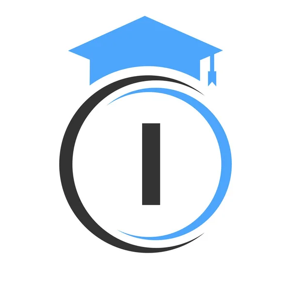 Letter Onderwijs Logo Template Onderwijs Logotype Concept Met Alfabet Vector — Stockvector