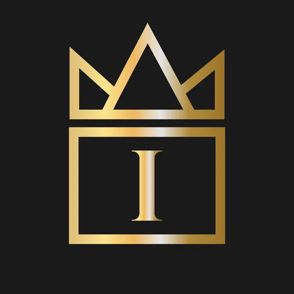 Kozmetik, Butik, Otel Kimlik Konsepti Vektörü Taç Logosu 1. Lüks Mektup