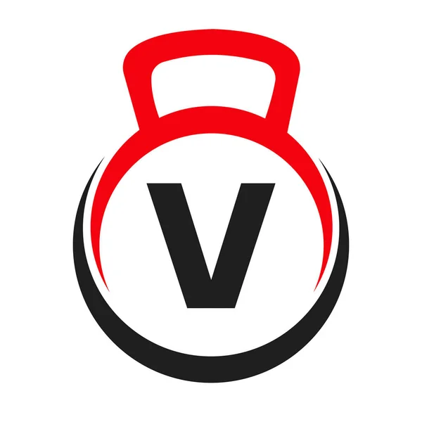 Letter Fitness Gym Logo Vector Template Fitness Logo Element Alphabet — ストックベクタ