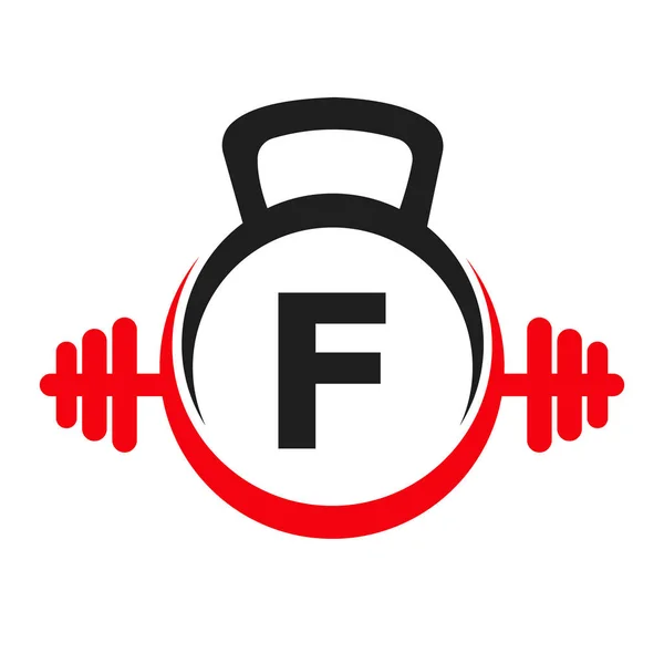 Carta Fitness Logo Design Modelo Vetor Projeto Ícone Logotipo Ginásio —  Vetores de Stock
