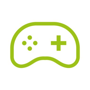 Beyaz Arkaplanda Simge Oyunları. Oyun Sembol Akımı Modern Oyunlar Kablosuz Denetleyici Simgesi Simgesi