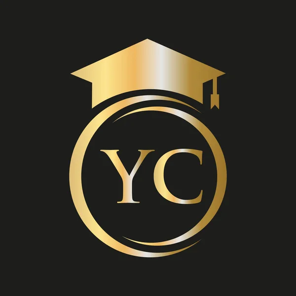 Концепция Логотипа Education Векторным Шаблоном Образовательных Целей — стоковый вектор