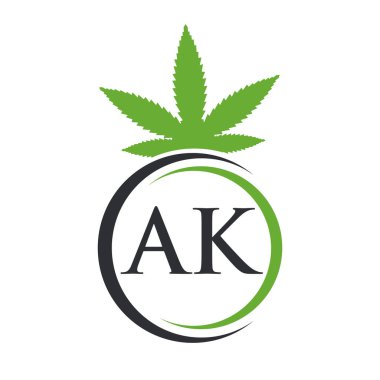 Kalaşnikof Marihuana Logosu. Tedavi, Sağlık ve Sağlık İçin Kenevir Logosu Sembolü