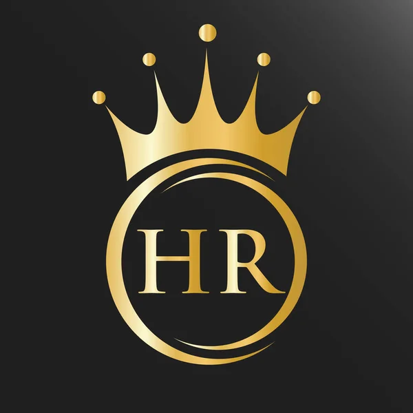 Buchstabe Crown Logo Royal Crown Logo Für Spa Yoga Beauty — Stockvektor