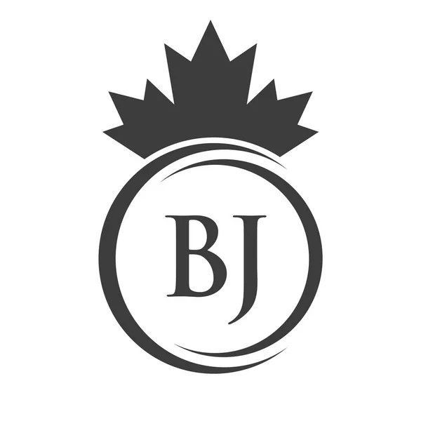 Levél Maple Leaf Logo Template Symbol Canadian Business Company Logo — Stock Vector