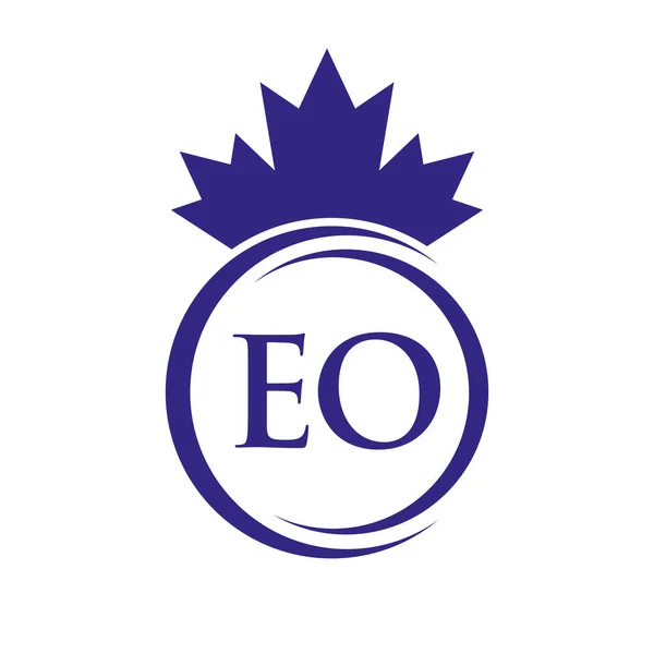 Letter Maple Leaf Logo Template Symbol Canadian Business Company Logo —  Vetores de Stock