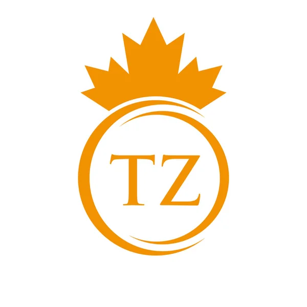 Літера Кленовий Лист Логотип Символ Канадський Бізнес Концепція Логотипу Компанії — стоковий вектор