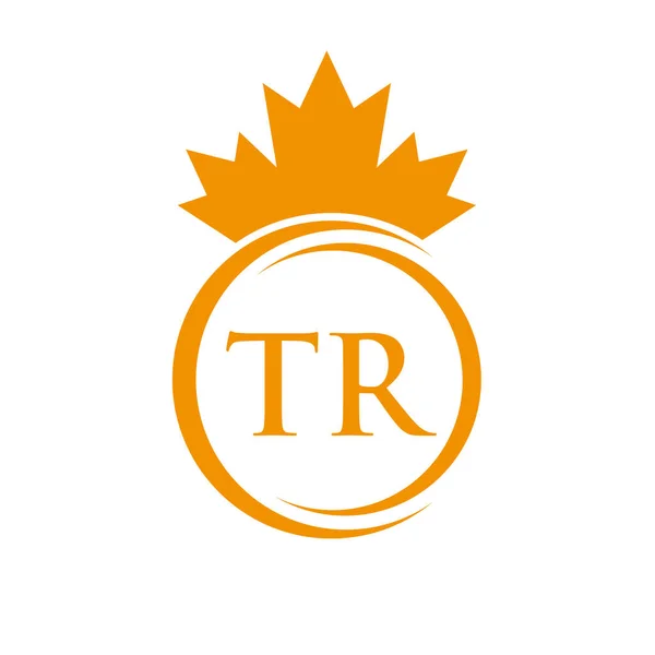 Letter Maple Leaf Logo Template Symbol Canadian Business Company Logo — Vector de stock