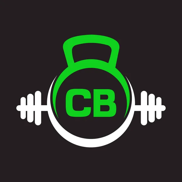 Letter Fitness Gym Logo Concept Fitness Logo Symbol Vector Template — стоковый вектор