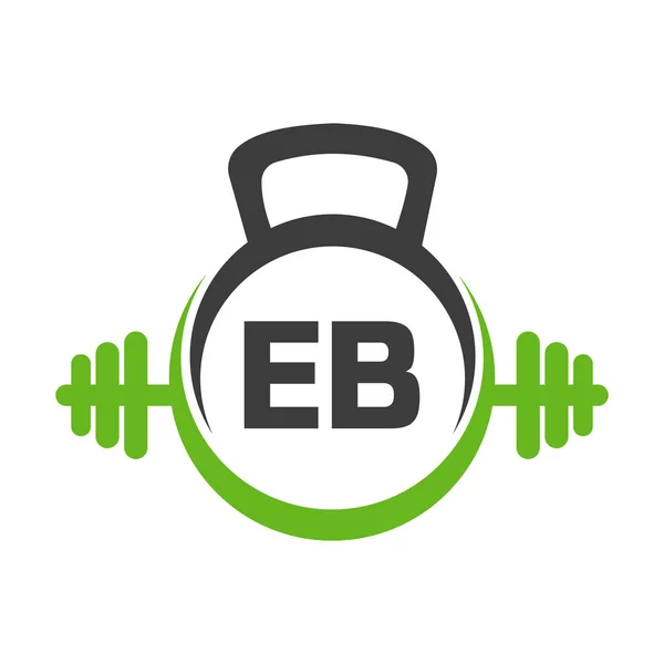 Letter Fitness Gym Logo Concept Fitness Logo Symbol Vector Template —  Vetores de Stock