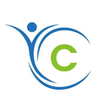 Initial Letter C Healthcare Logo. Doctor Logo Sign, Medical Pharmacy Plus Symbol Design