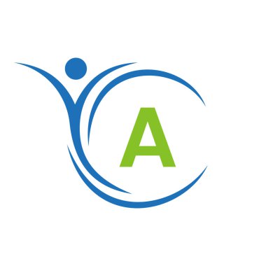 Initial Letter A Healthcare Logo. Doctor Logo Sign, Medical Pharmacy Plus Symbol Design