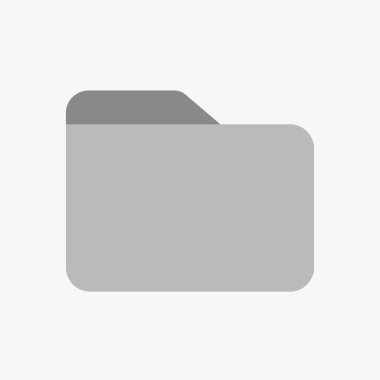 Web, Bilgisayar ve Mobil Uygulama için Dosya Yöneticisi, Dosya Dizini Simgesi Vektör Şablonu