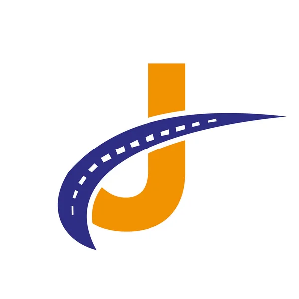 Carta Logotipo Transporte Modelo Design Sinal Transporte Automotive Sport Road — Vetor de Stock