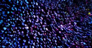 Clapping Audience, People Dancing Aerial