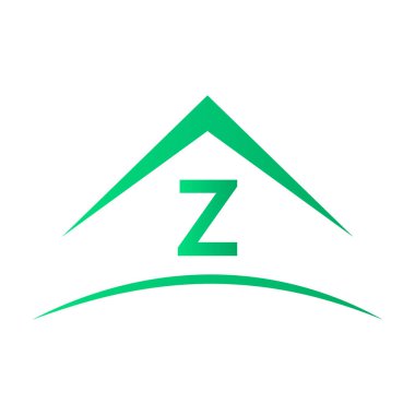 Emlak binasının çatısı ve şablonu olan Z logosu. Victor!