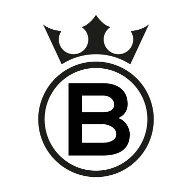 Basit Yuvarlak Logo, Harf B, Victor.