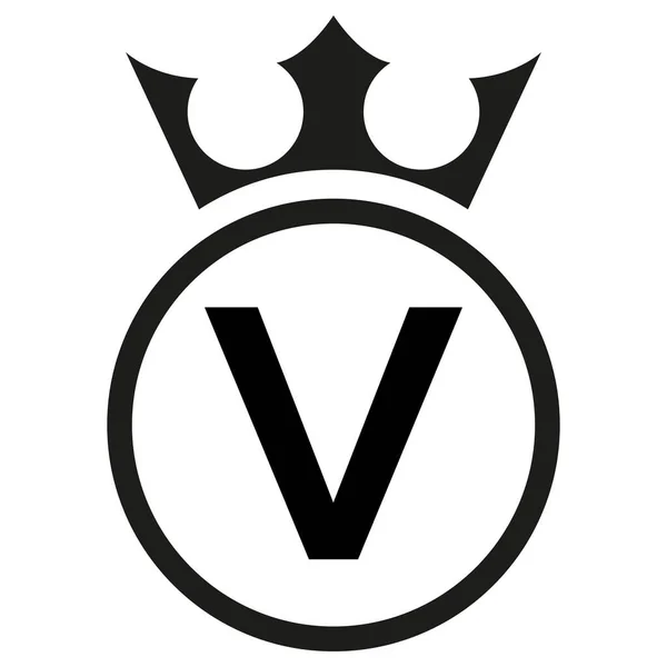 Simple Logo Letter Victor — 스톡 벡터