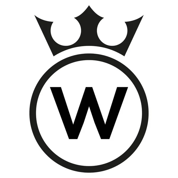 Proste Okrągłe Logo Litera Victor — Wektor stockowy