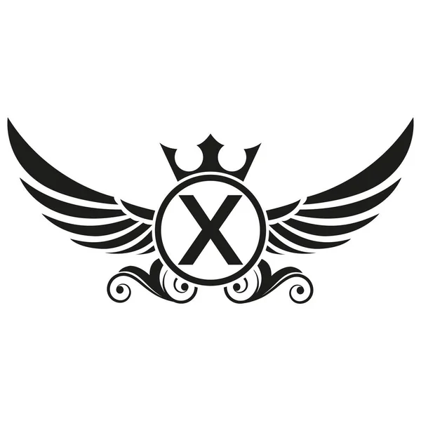 Wings Logo Eagle Bird Abstract Logo Design Vector Logotype Transportation — Διανυσματικό Αρχείο