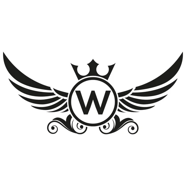 Wings Logo Eagle Bird Abstract Logo Design Vector Logotype Transportation — Wektor stockowy