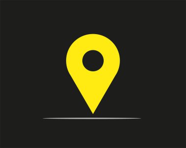 konum simgesi, konum noktası, iPin Point logosu, vektör