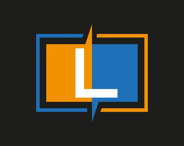 Letter Logo Icon Template Vector —  Vetores de Stock