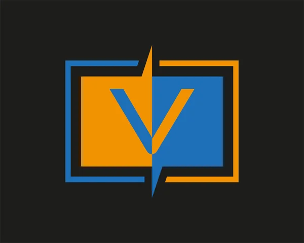 Letter Logo Icon Template Vector — Stockvektor