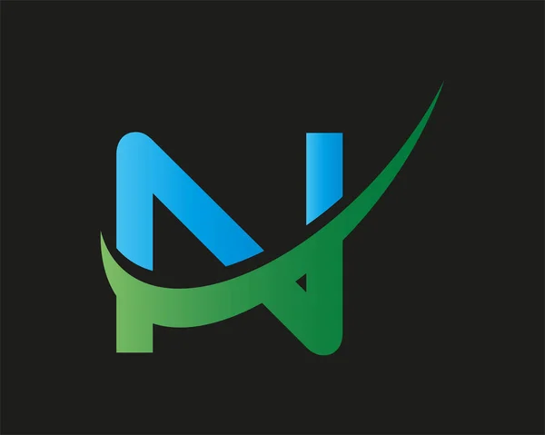 Letter Logo Shape Vector Icon Template — Vector de stock