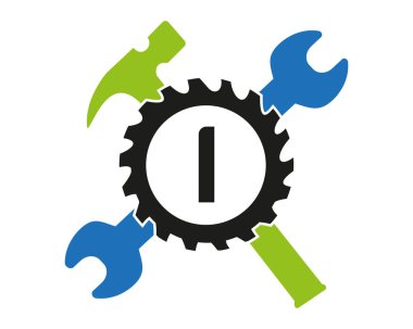 I vites logosu vektörü tam renk şablonu Simgesi