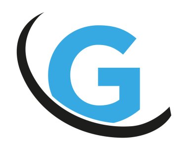 Soyut G Harfi Modern İlk Logo Tasarımı