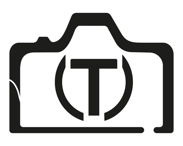 Камера Логотип Дизайн Логотипу Піктограма Векторний Шаблон — стоковий вектор