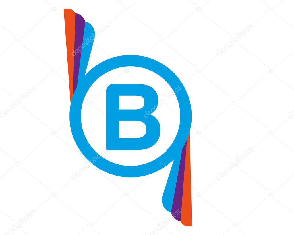 B abstract logo vector template