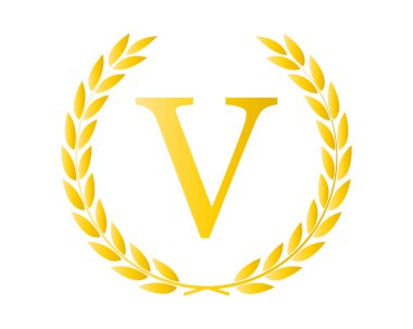 Letter V Initial Luxurious Brand Logo Template