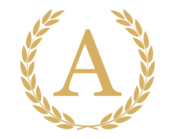 Letter Initial Luxurious Brand Logo Template — стоковый вектор