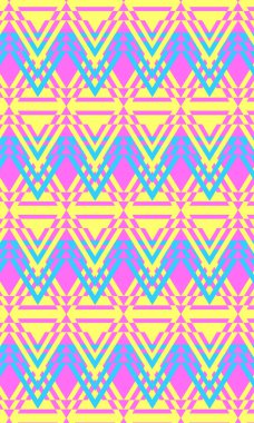 Seamless geometric pattern in ethnic style. Decorative background element and gift wrapper