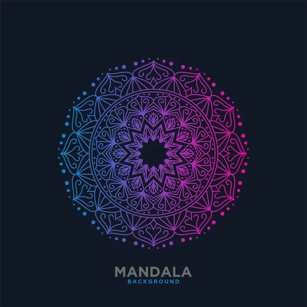 Mandala Patroon Vectorillustratie — Stockvector