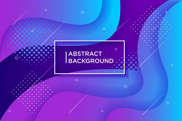 Fluid Gradient Background Trendy Abstract Geometric Cover Design Colorful Shapes — Vettoriale Stock
