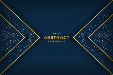 Altın desenli altın ve siyah arkaplan. vektör illüstrasyonu