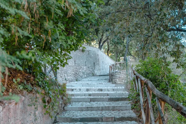 Beaux Escaliers Pavés Vers Haut Beaux Escaliers Vers Haut Escaliers — Photo
