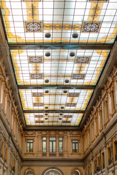 Impresionante Vista Elegante Galería Comercial Galleria Alberto Sordi Situada Piazza — Foto de Stock