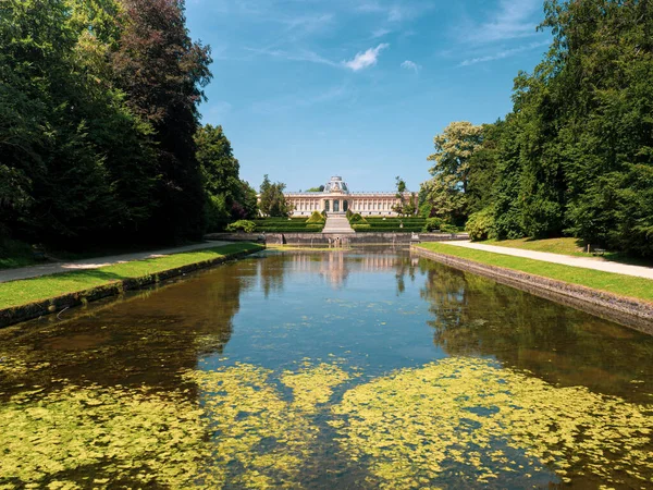 Royal Museum for Central Africa located in Park van Tervuren on a sunny day in summer, Tervuren, Belgium.