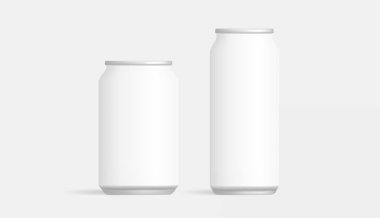 Gerçekçi Matte Bira Soğuk İçeceği Marka Model Paket Şablonu Üretebilir