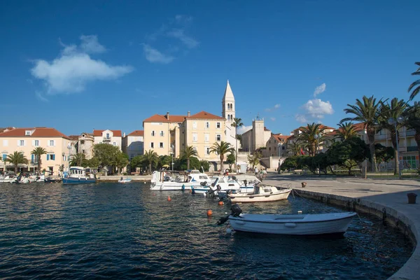 Cityscape Town Supetar Brac Island Croatia Adriatic — стокове фото