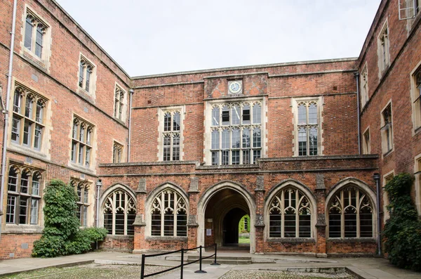 Edificio Escolar Histórico Famosa Escuela Pública Winchester College Hampshire Imagen De Stock
