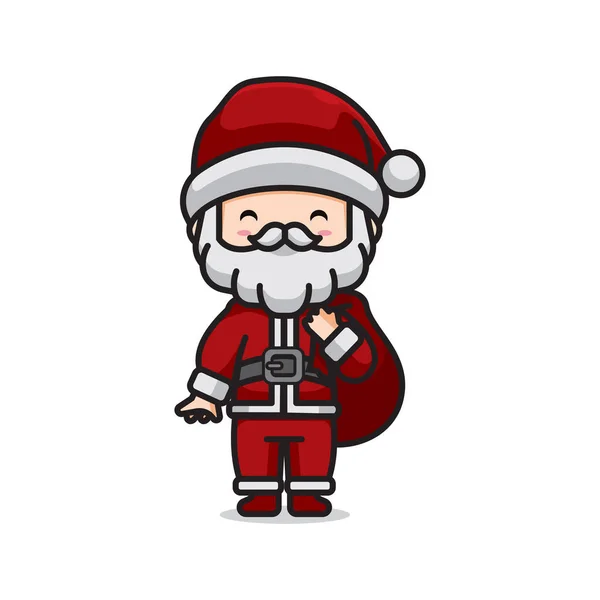 Cute Santa Claus Vector — Stock Vector